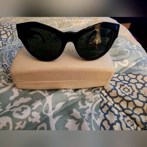 Preloved Versace Black Cat-Eye Sunglasses